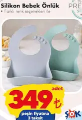 OİOİ SİLİKON BEBEK ÖNLÜK fiyat ve kampanya bilgisi